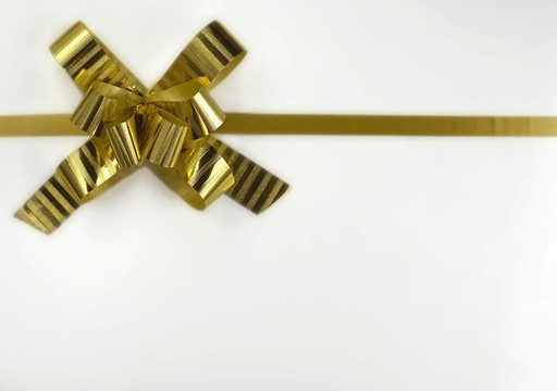 金色絲帶的禮物