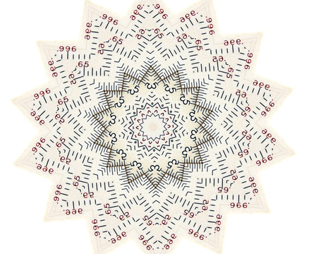 明星抽象與數(shù)字5和6
