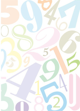 糊狀彩色數(shù)字
