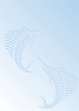 背景與旗魚
