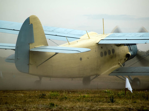 AN-2滑行