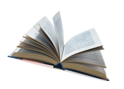 打開的書