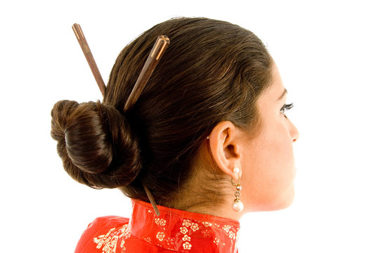 漂亮的女人用的頭發(fā)棒