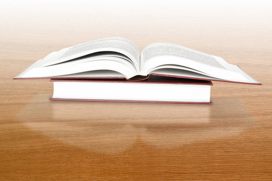 打開的書