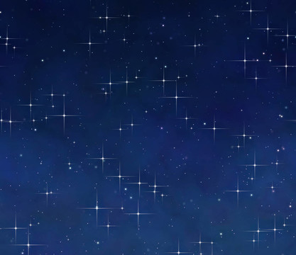 夜空中的星星