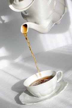 澆鮮茶。