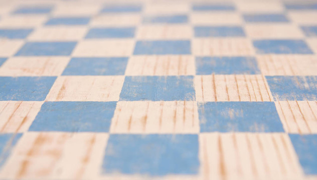 藍(lán)色的棋盤格的角度