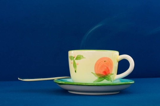 藍(lán)色咖啡杯