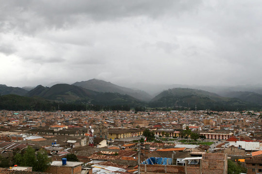 卡哈馬卡的天臺(tái)；秘魯