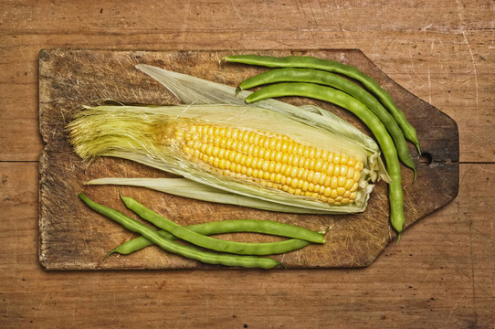 綠豆和玉米