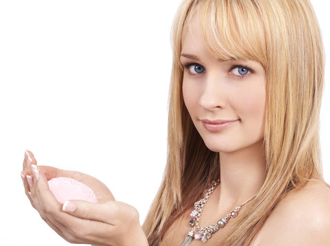 美麗的金發(fā)女人的肖像