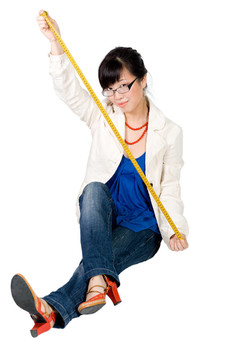 女人抱著santimetre