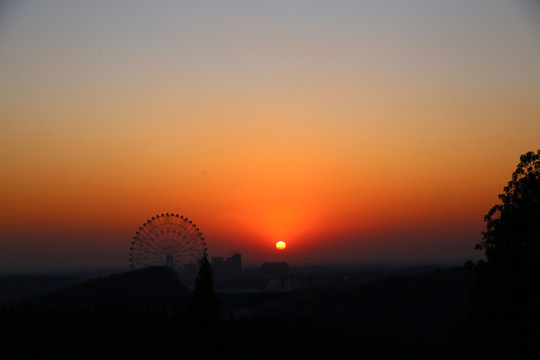 夕陽 落日