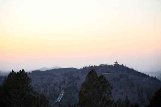 山頂黃昏