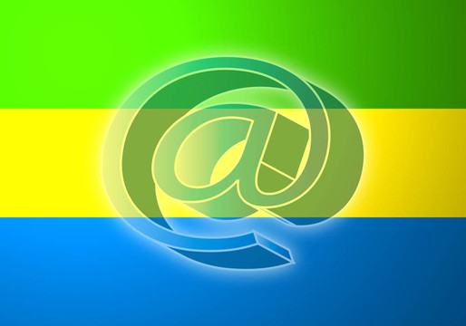 Gabon互聯(lián)網(wǎng)插圖旗