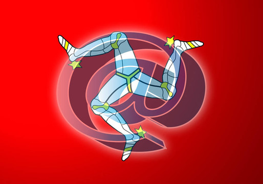 馬恩島互聯(lián)網(wǎng)插畫標(biāo)志