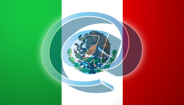 墨西哥互聯(lián)網(wǎng)插圖旗