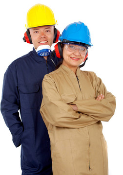 兩個工業(yè)工人