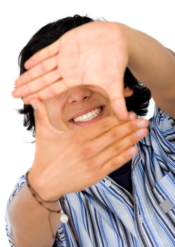隨便的人微笑