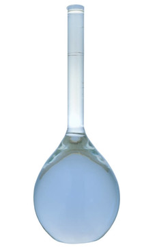 一個(gè)透明的液體罐