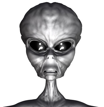 銀色的外星人