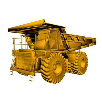 黃金重型卡車模型