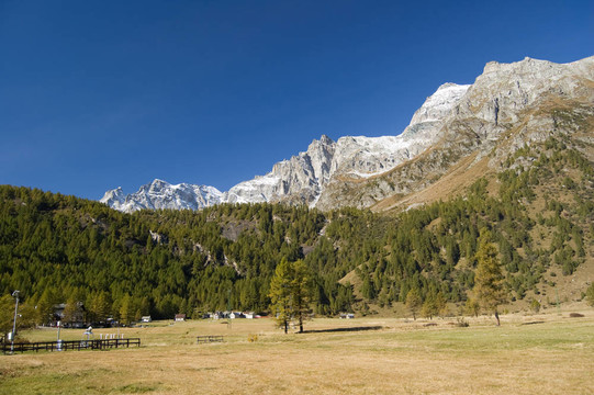 devero阿爾卑斯高山景觀