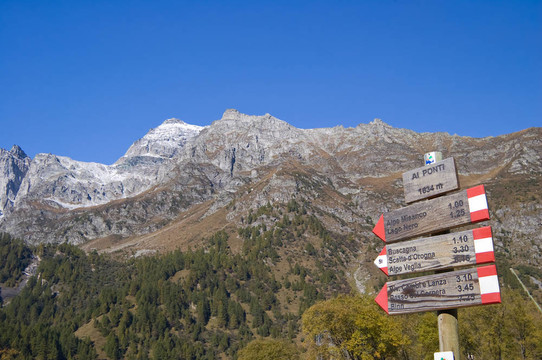 devero阿爾卑斯高山景觀