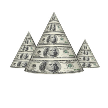 美元的金字塔