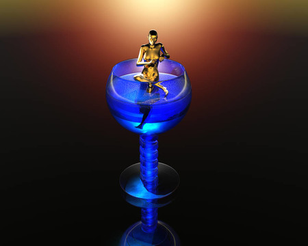 3D酒杯