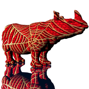 3d里諾模型與改進(jìn)的皮膚