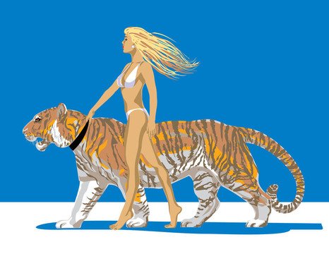 gerl_with_tiger