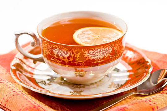 一杯茶；紅的還是生命