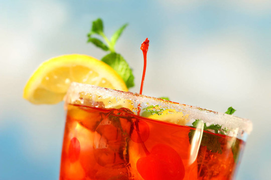 熱帶飲料特寫