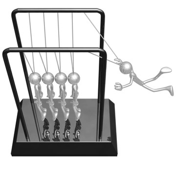 員工Newton s Cradle