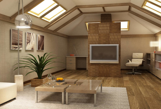 rmodern夾層室內(nèi)3D