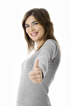 樂(lè)觀的女人
