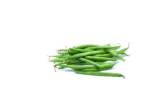 綠色的豆莢