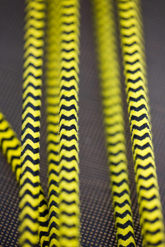 黃色和Black Rope