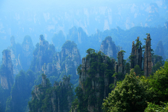 張家界地理風光