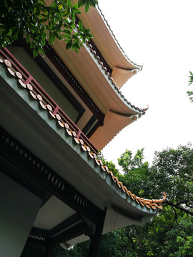 深圳東湖公園亭臺樓閣