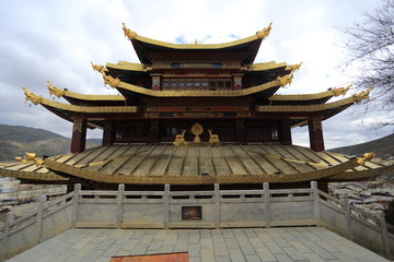 香格里拉 獨(dú)克宗 中甸藏經(jīng)閣
