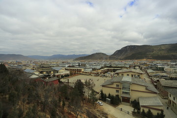 香格里拉 獨(dú)克宗古城 美景