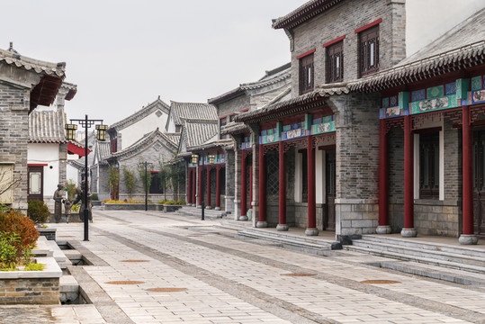 仿古建筑青磚灰瓦