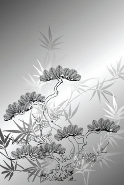 中國樹的背景