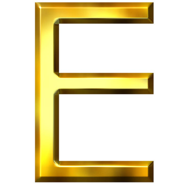 3D黃金字母