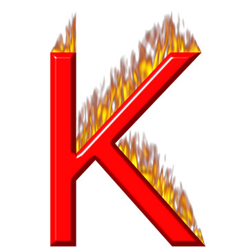 三維字母K表