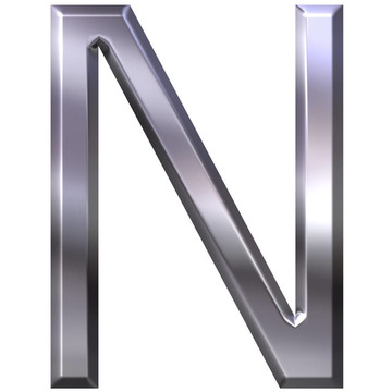 三維銀字母
