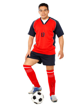 男子足球運動員
