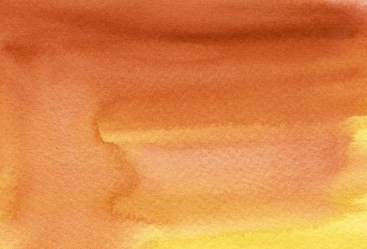 橙色水彩背景